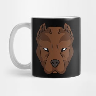 Brown pitbul Mug